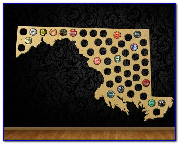 Maryland Beer Cap Map