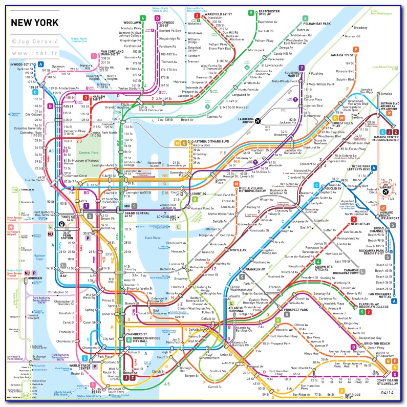 Metro Map Ny City