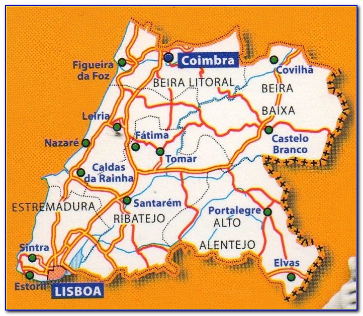 Michelin Star Restaurants Portugal Map