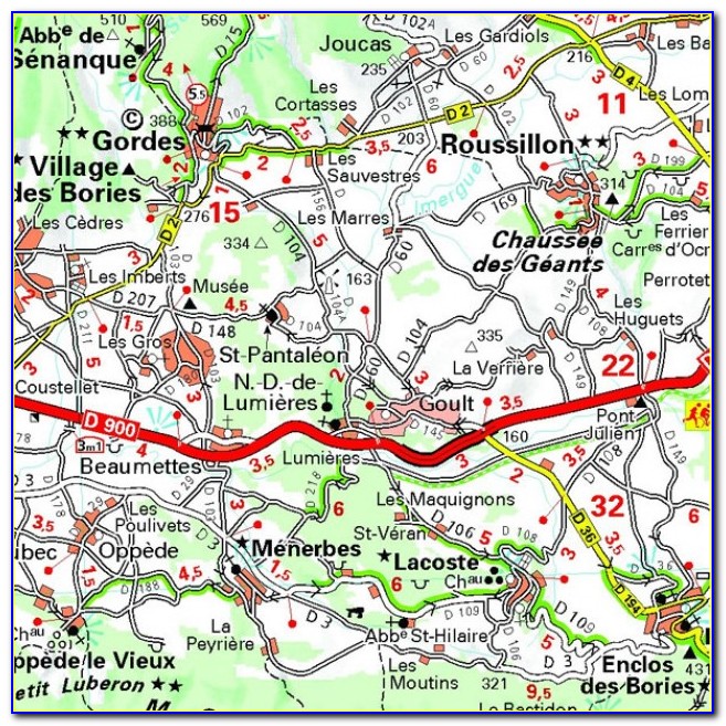 Michelin Star Restaurants Provence Map