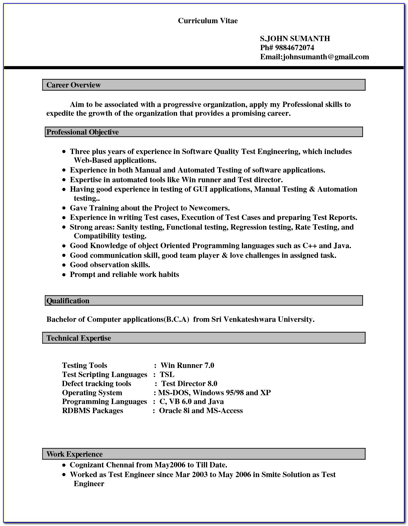 Microsoft Word Free Resume Downloadable Templates