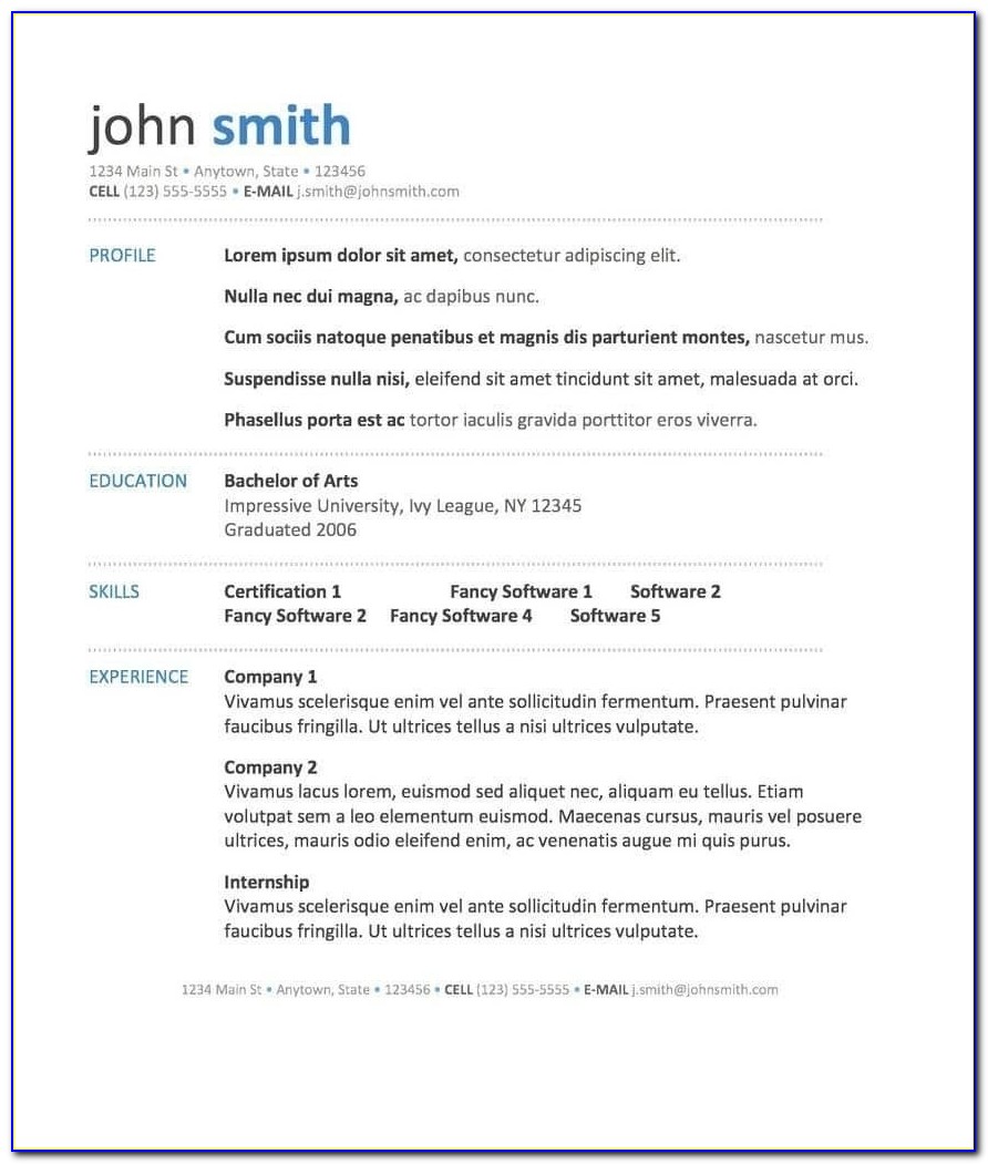 Free 40 Top Professional Resume Templates Free Microsoft Word In Within Resume Template Word 2017