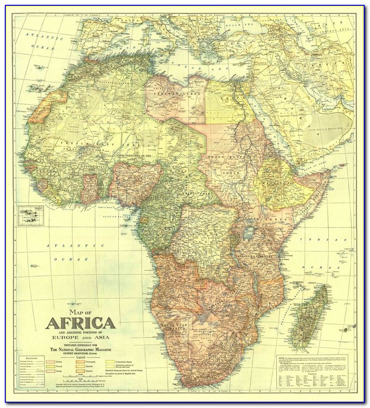 National Geographic Interactive Map Africa