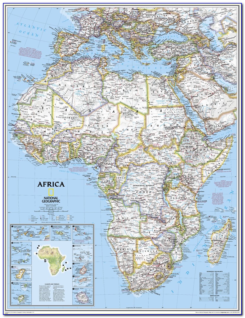 National Geographic Map Of Africa