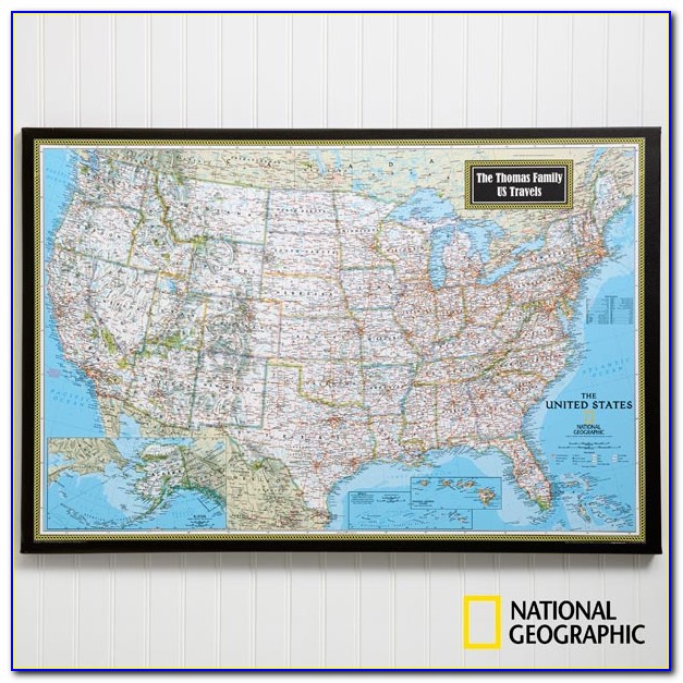 National Geographic Personalized Map Puzzle