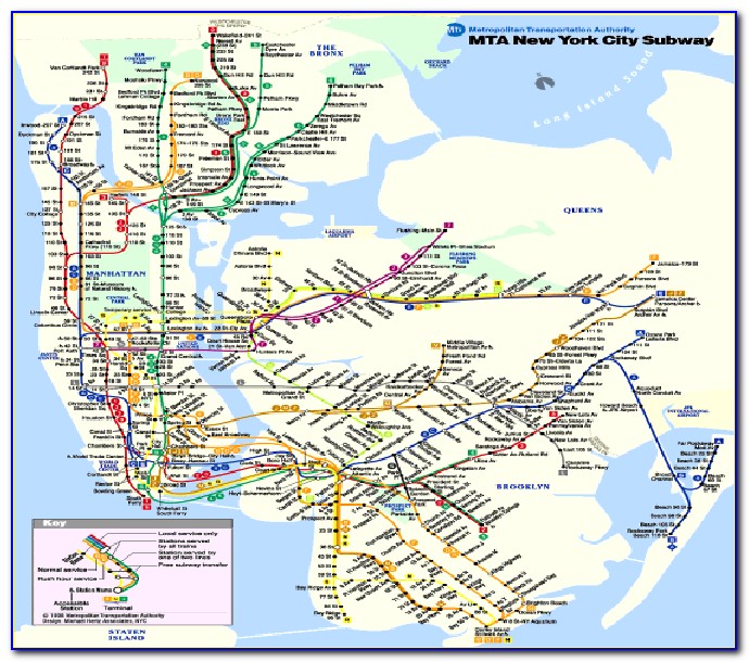 New York Subway Mta Map And Route Planner Free