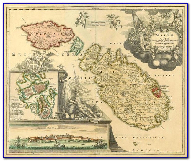 Old Maps Of Malta