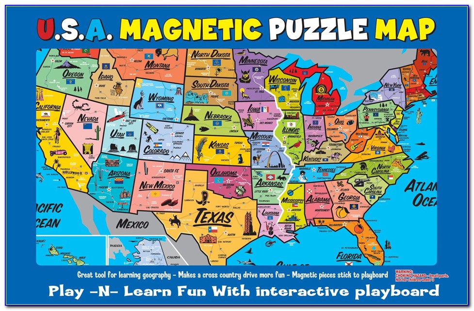 Online Map Puzzles Of Usa