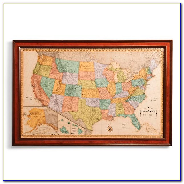 Personalized World Travel Map Magnetic