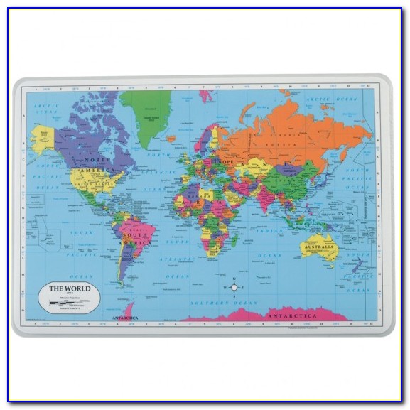 Pimpernel World Map Placemats