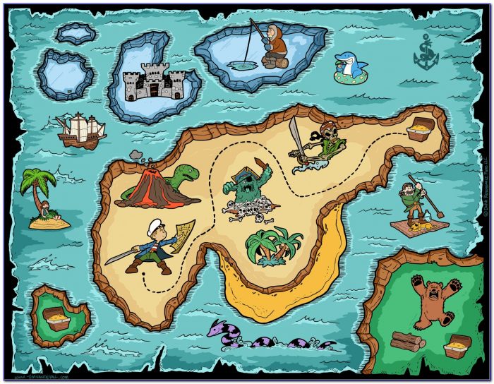 Pirate Treasure Map Minecraft