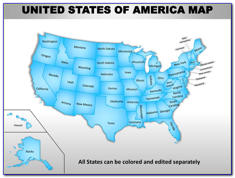 Powerpoint Maps Of Usa