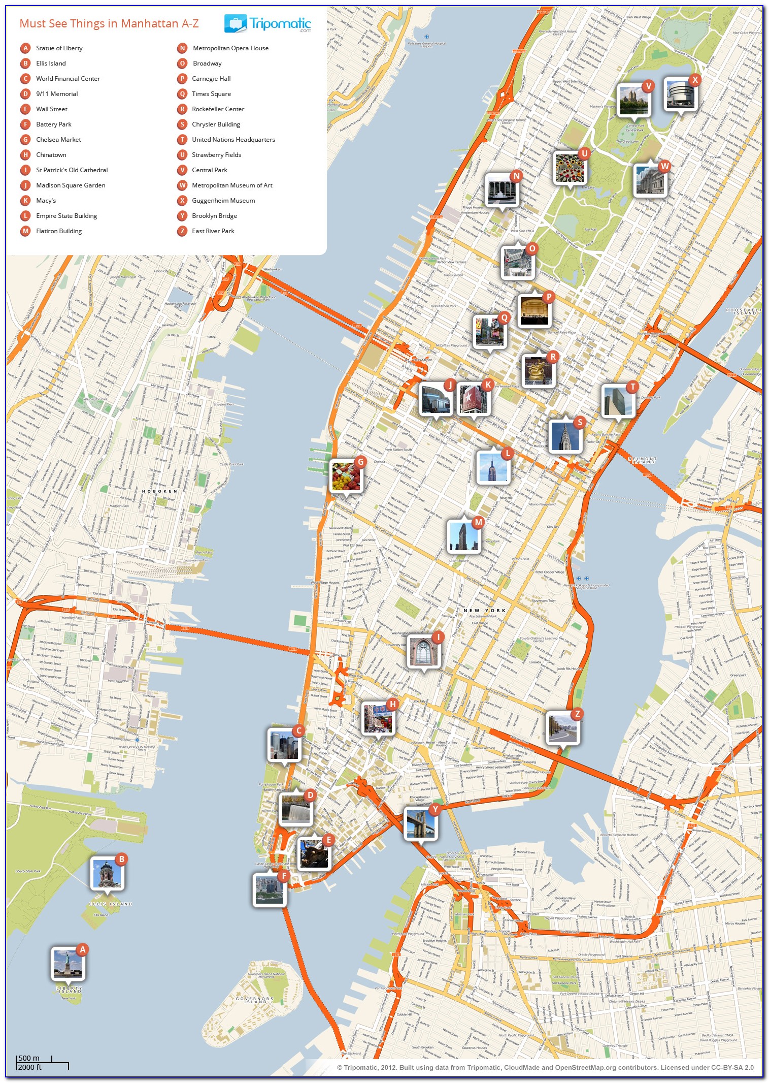 Printable Map Of New York City Boroughs