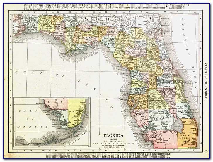 Rand Mcnally Florida State Map
