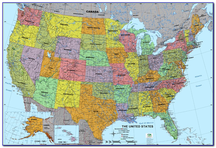 Rand Mcnally Map Of Usa