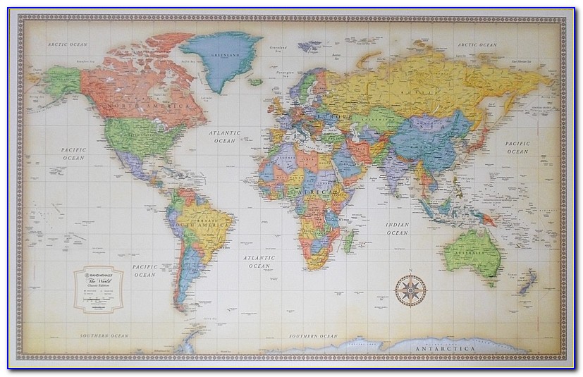 Rand Mcnally World Wall Map