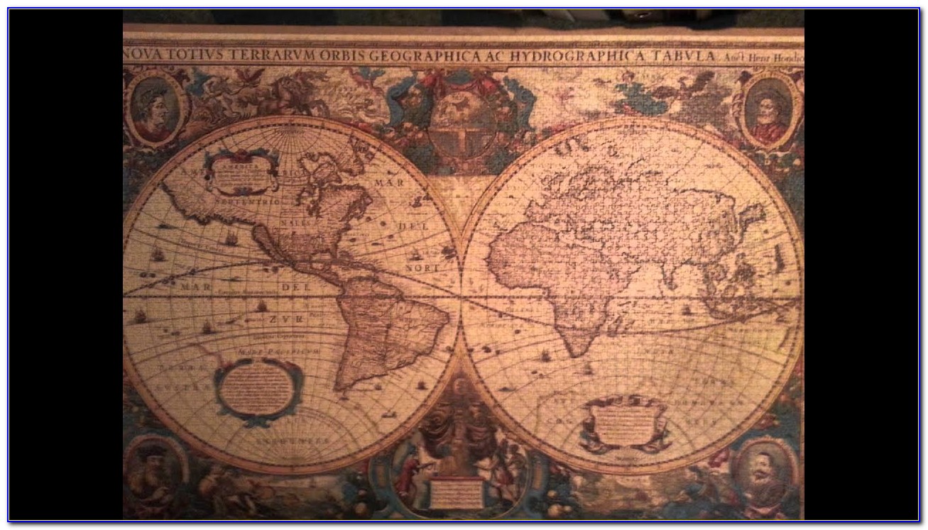 Ravensburger Antique World Map Puzzle (5000 Pieces)