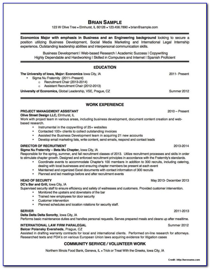 Resume Writers Chicago Il