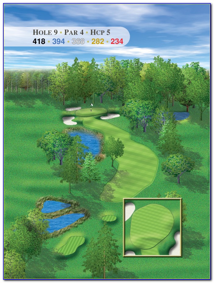 Southeast Michigan Golf Courses Map