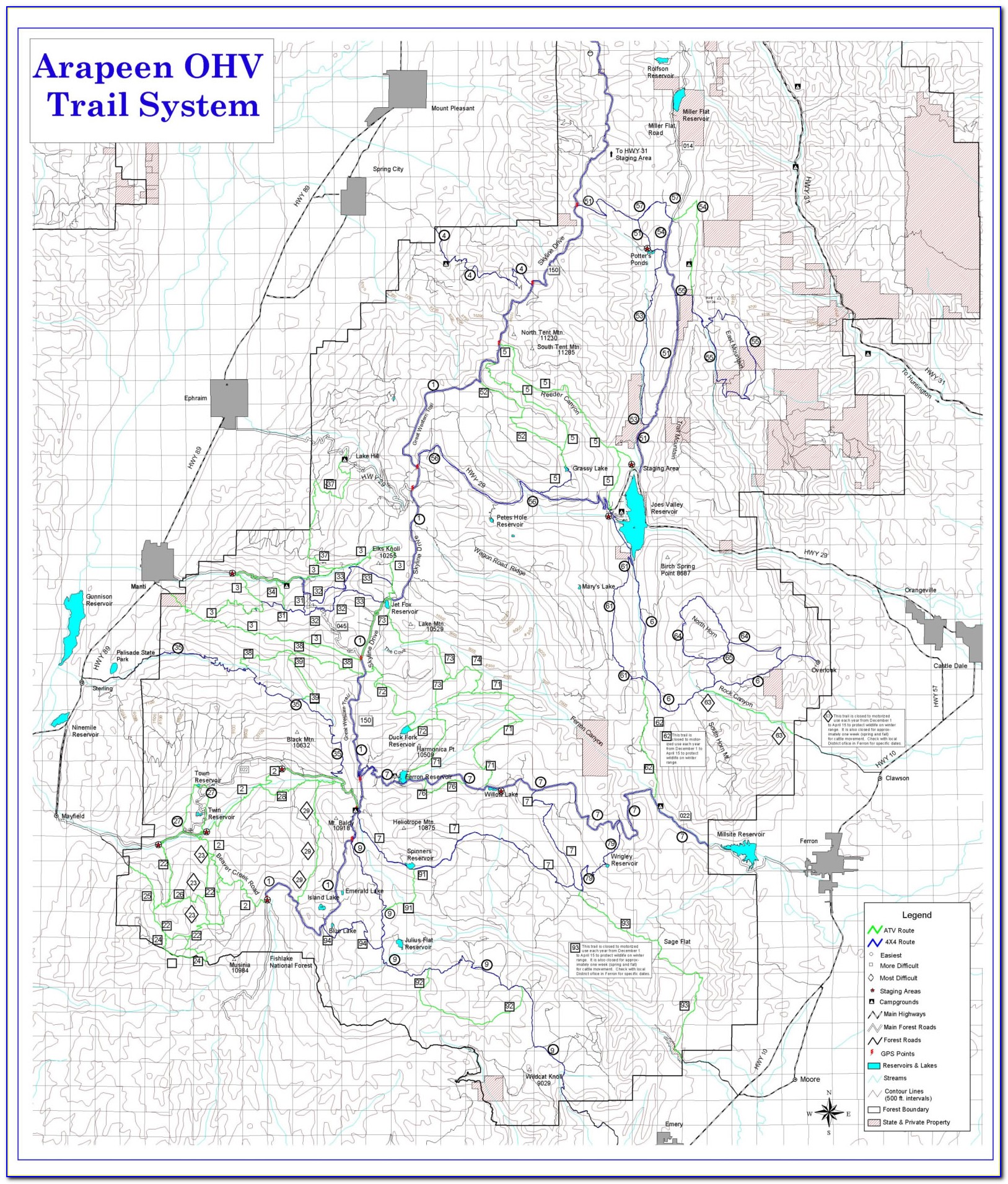 Southern Utah Atv Trail Maps