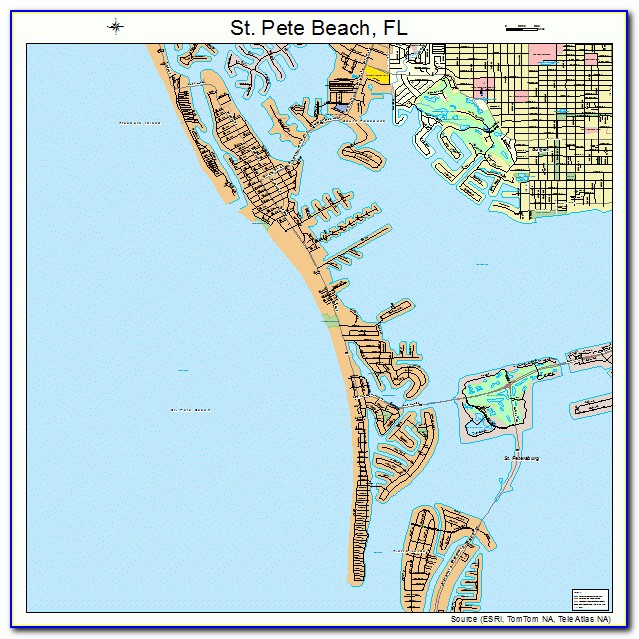 St Petersburg Beach Hotel Map