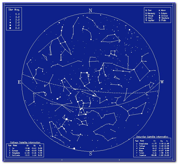 Star Constellations Maps