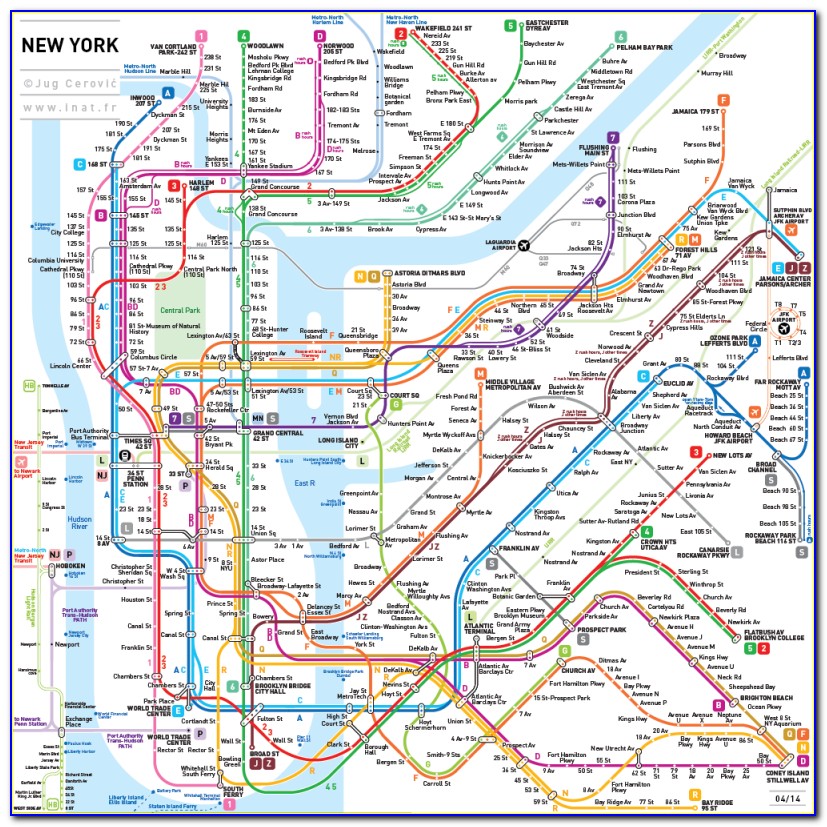 Subway Map New York Download