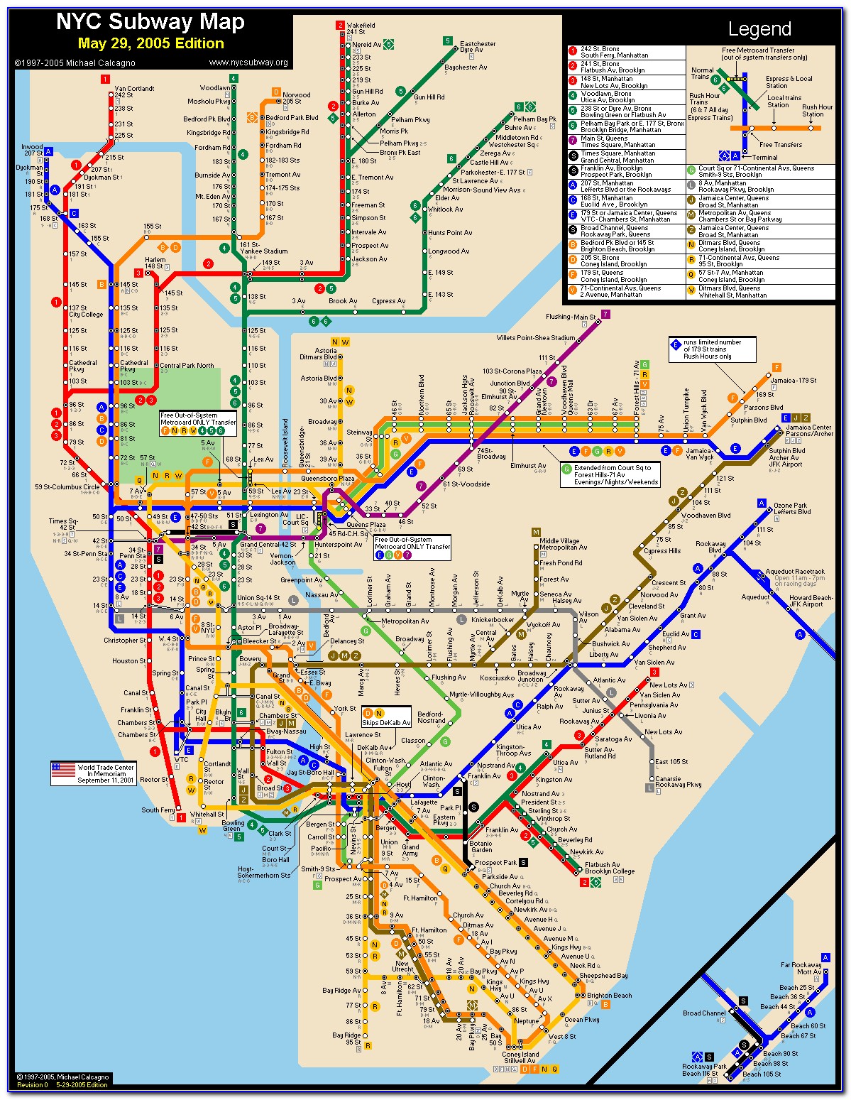Subway Maps New York City