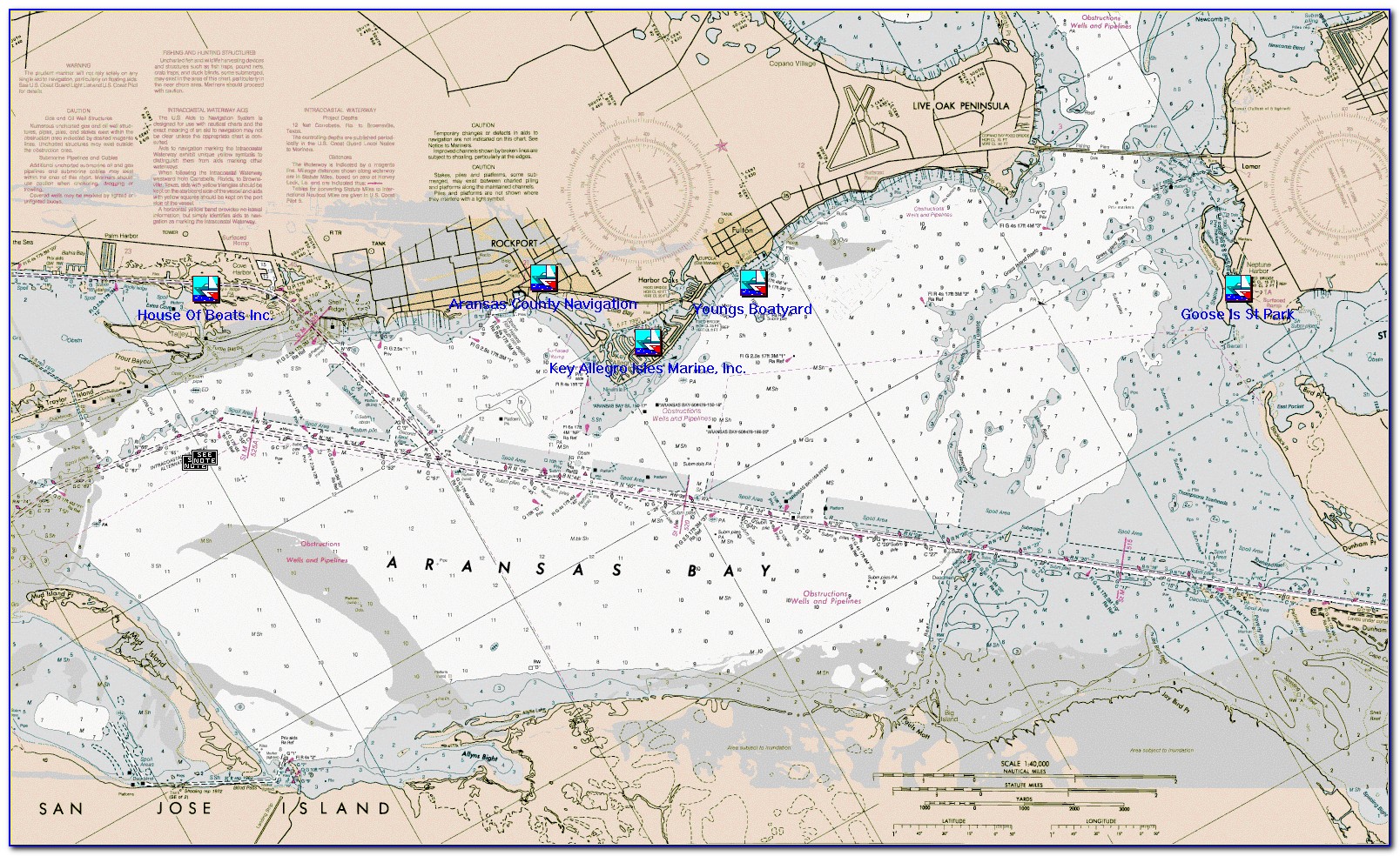 Texas Coastal Fishing Maps