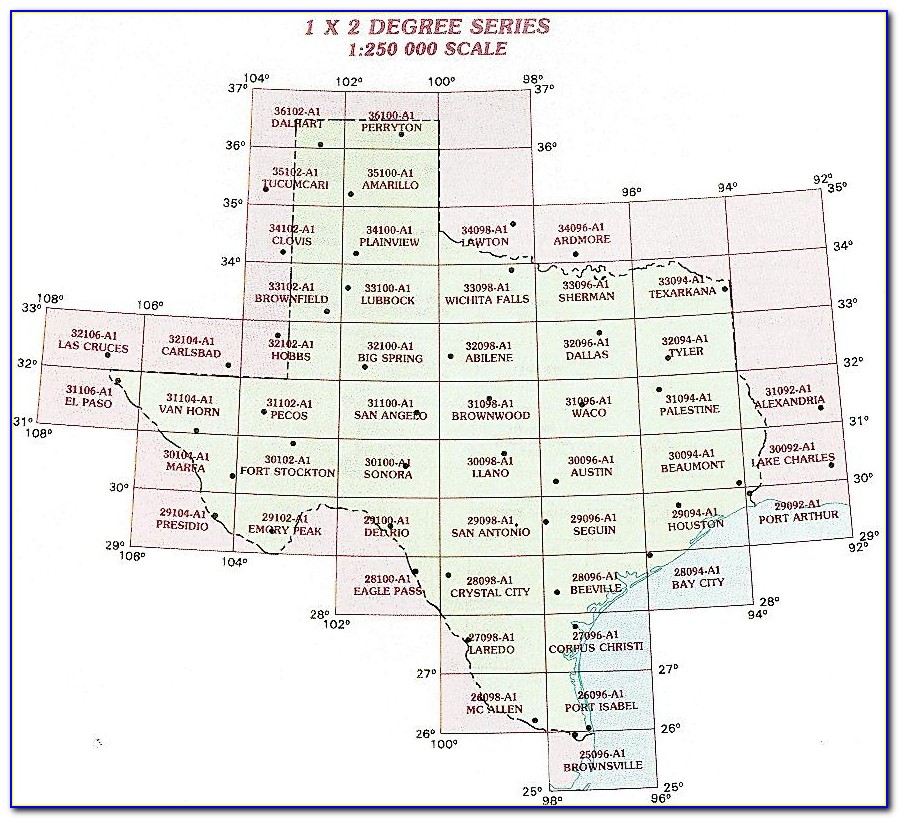 Texas Topo Maps Free