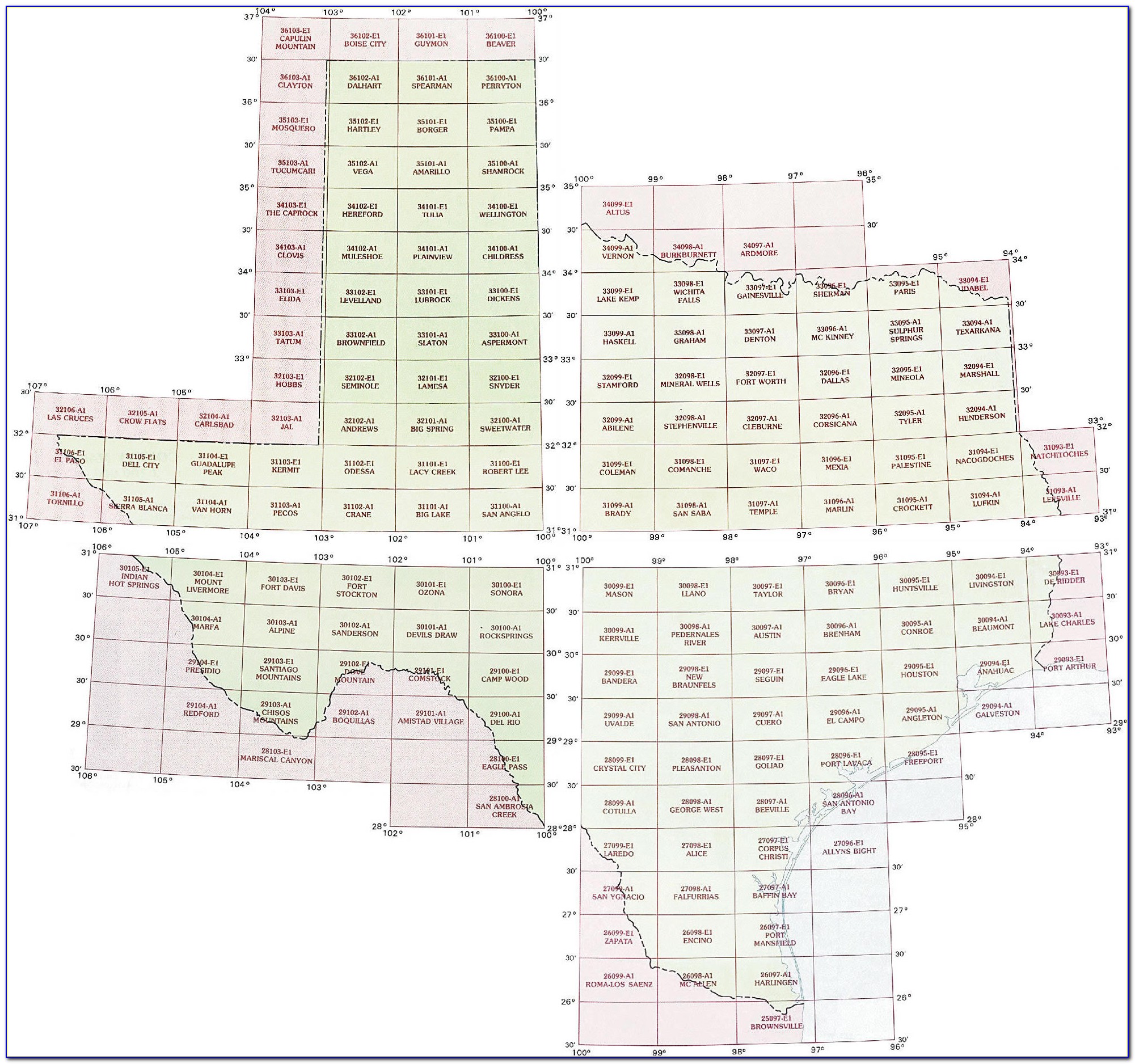 Texas Topo Maps Usgs