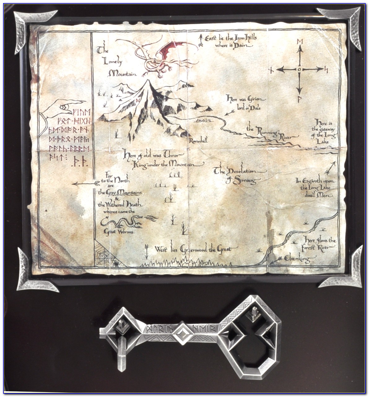 Thorin Oakenshield Map And Key