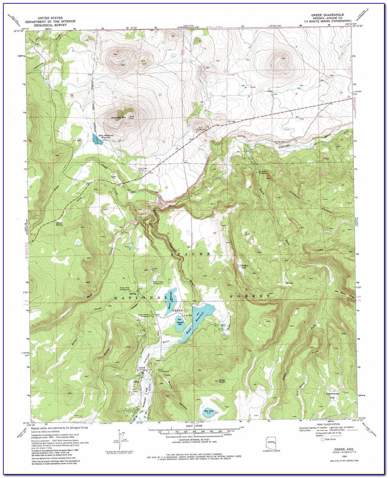 Topo Maps Yavapai County Arizona