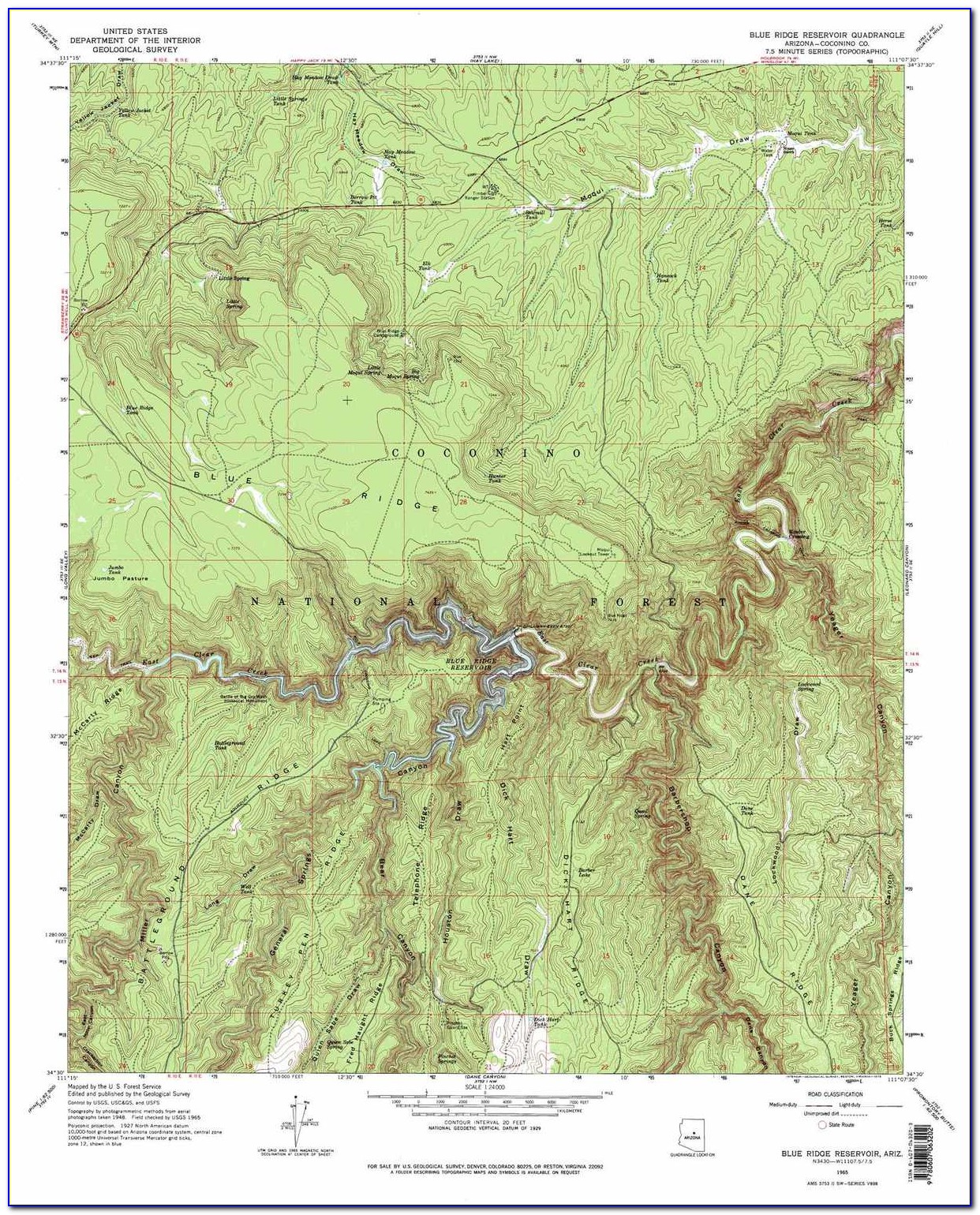 Topographic Maps Arizona