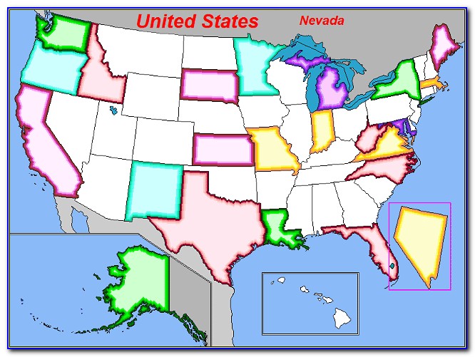 Us State Map Puzzle Online