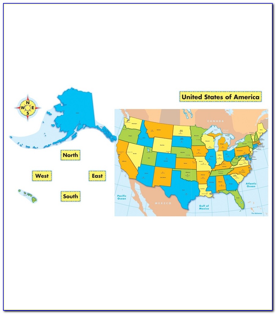 Usa Map Bulletin Board