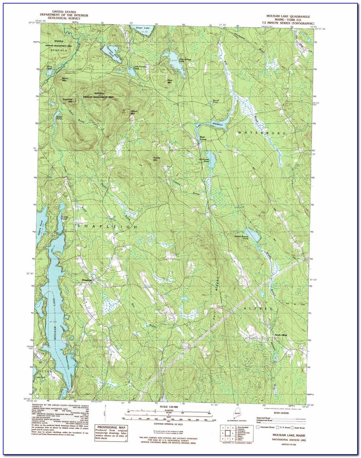 Usgs Topographic Maps Maine
