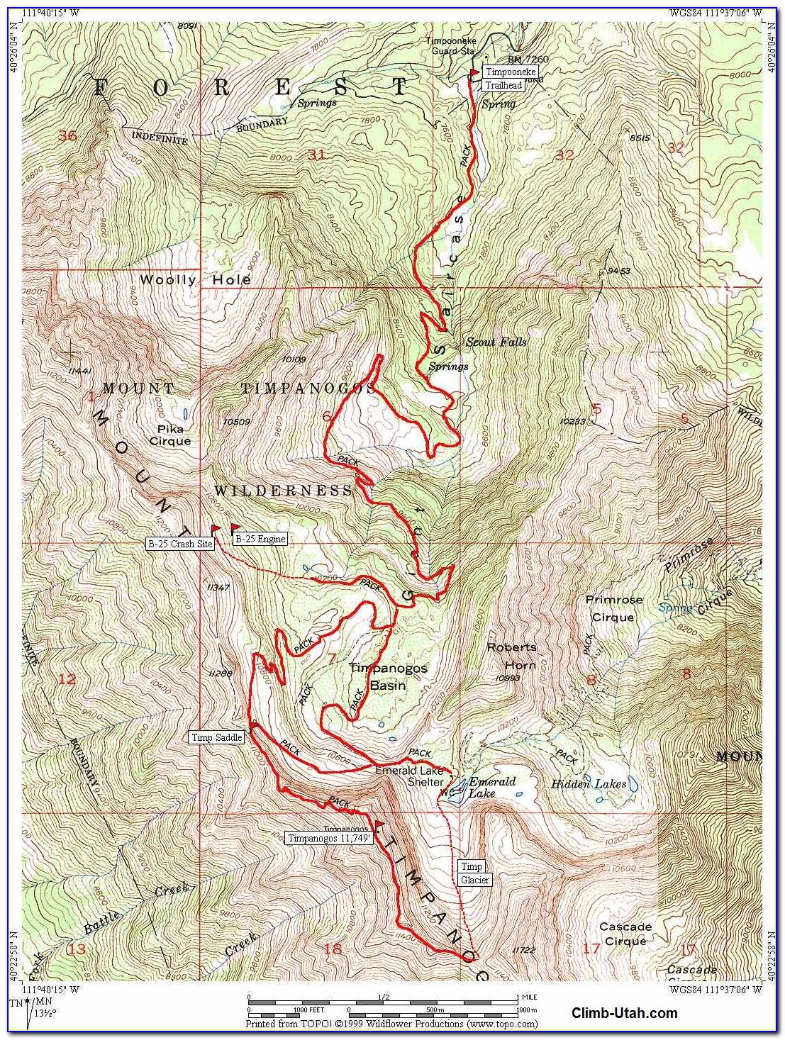 Utah Hiking Maps