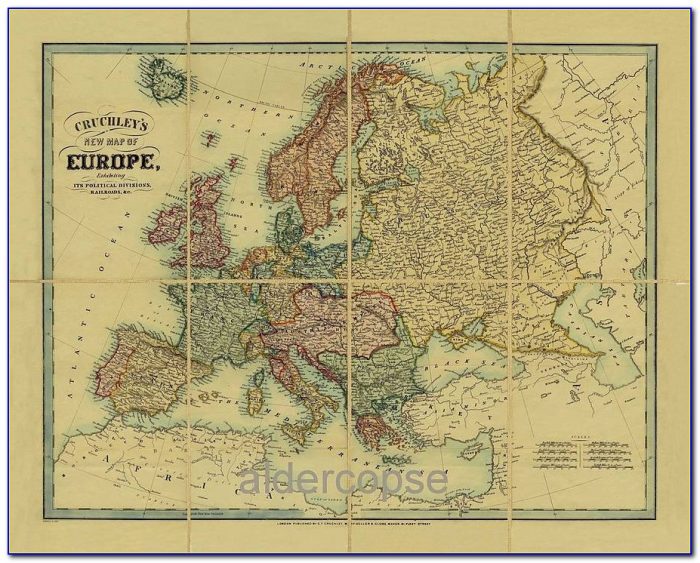 Vintage Maps Of European Cities