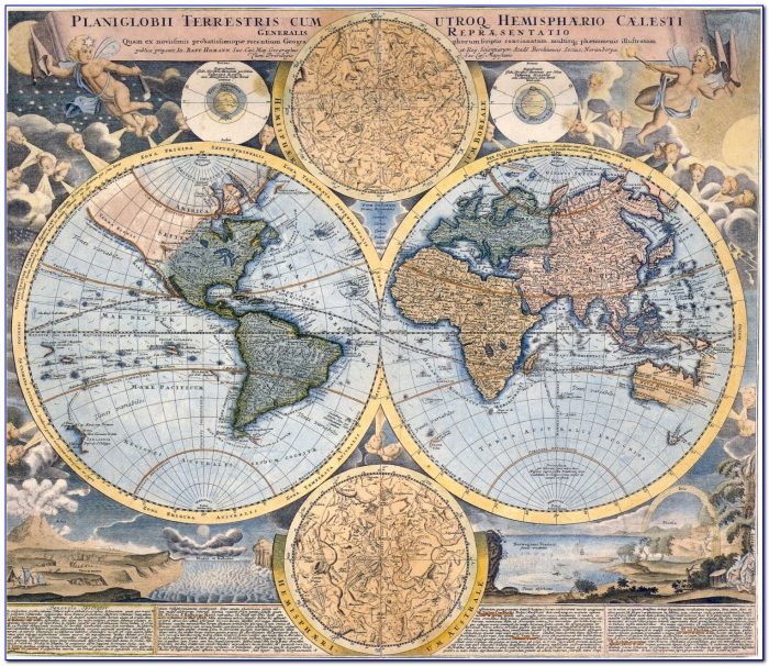 Vintage World Map Download