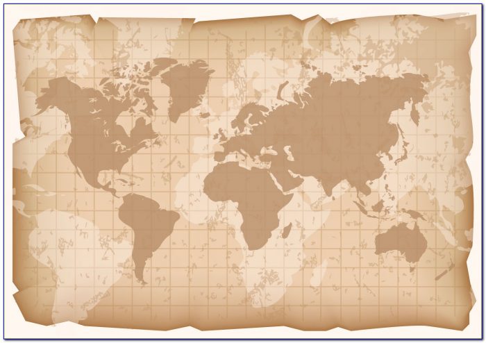 Vintage World Map Poster Download