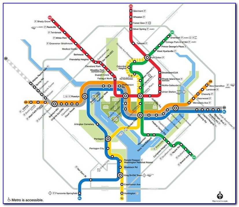 Washington Dc Metro Map With Street Names