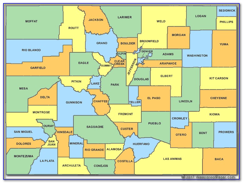 Weld County Mineral Rights Map