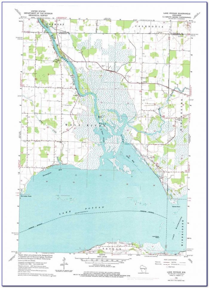 Wi Dnr Topographic Lake Maps