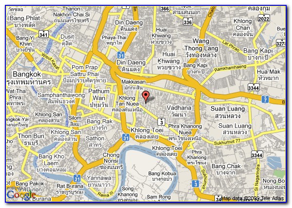 Windsor Suites Hotel Bangkok Map
