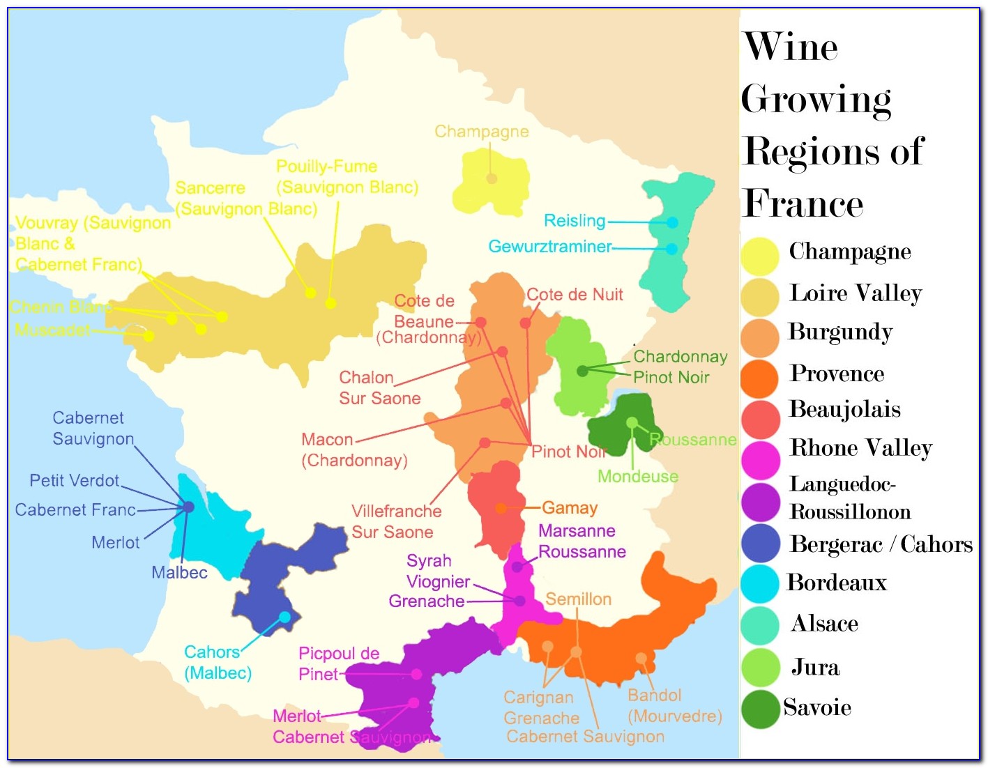Wine Region Map Of South Africa