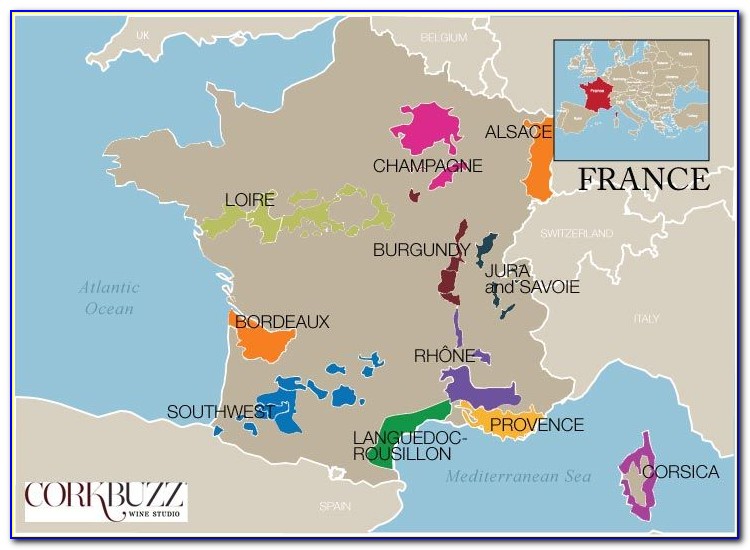 Wine Region Maps