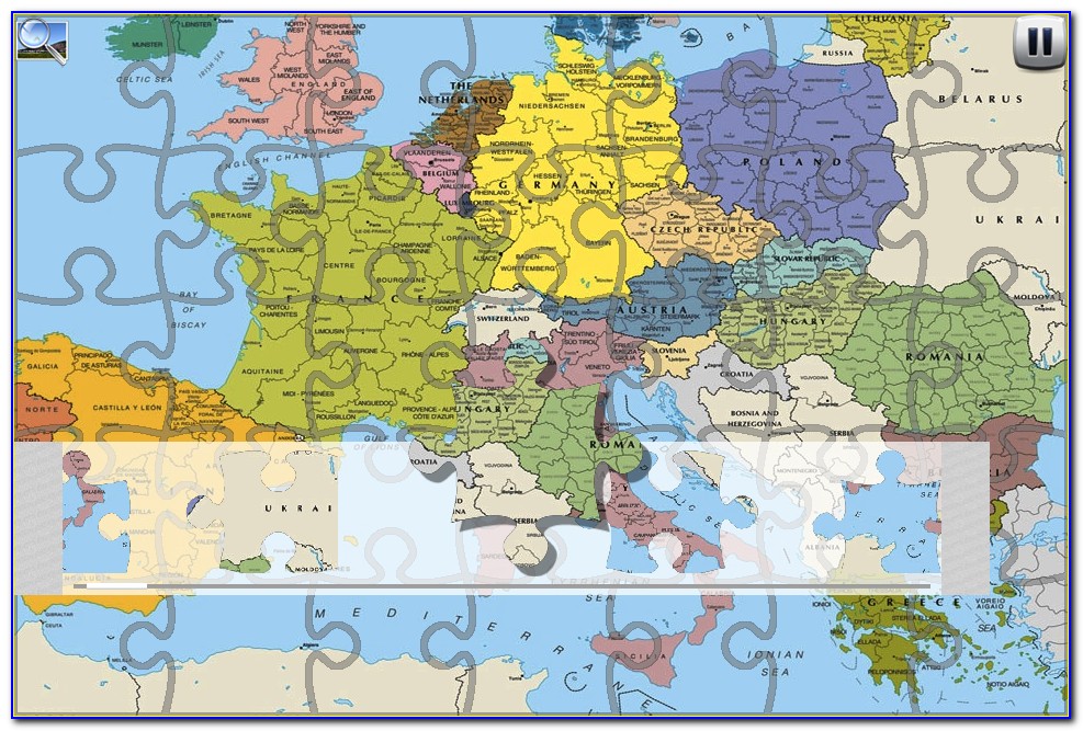 World Map Jigsaw Online