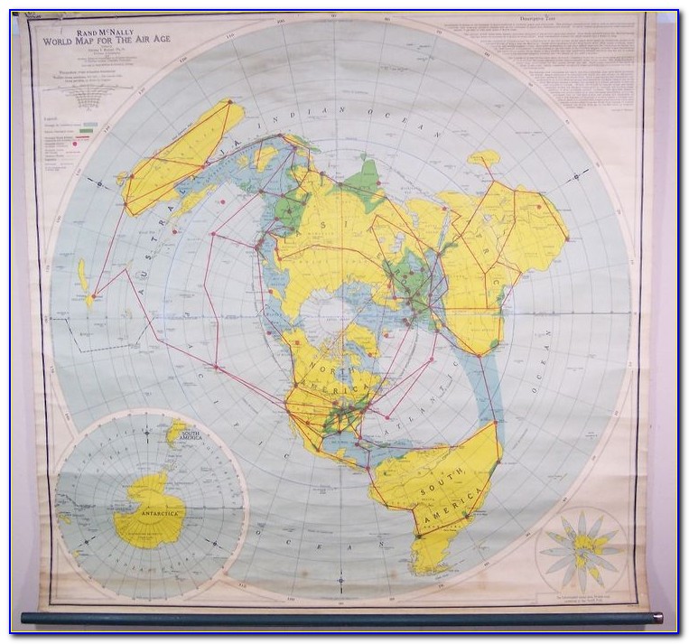 World Map Rand Mcnally