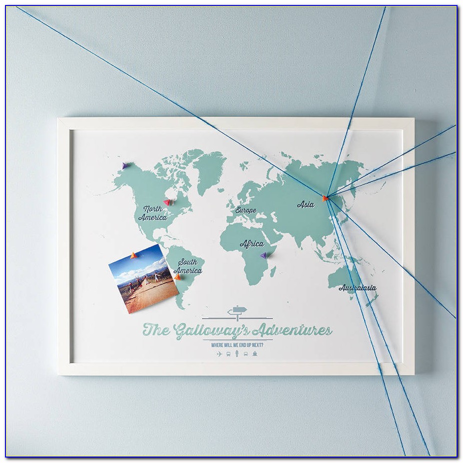 World Traveller Map Personalised